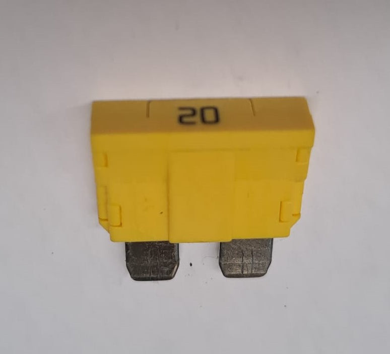 1AC8752 - FUSIBILE GIALLO A LAMA 20A 80V