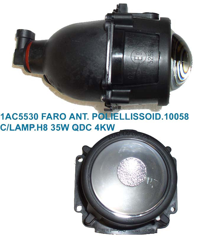 1AC5530 - FARO ANT. POLIELLISSOID. C/LAMP.H8 35W - KL5