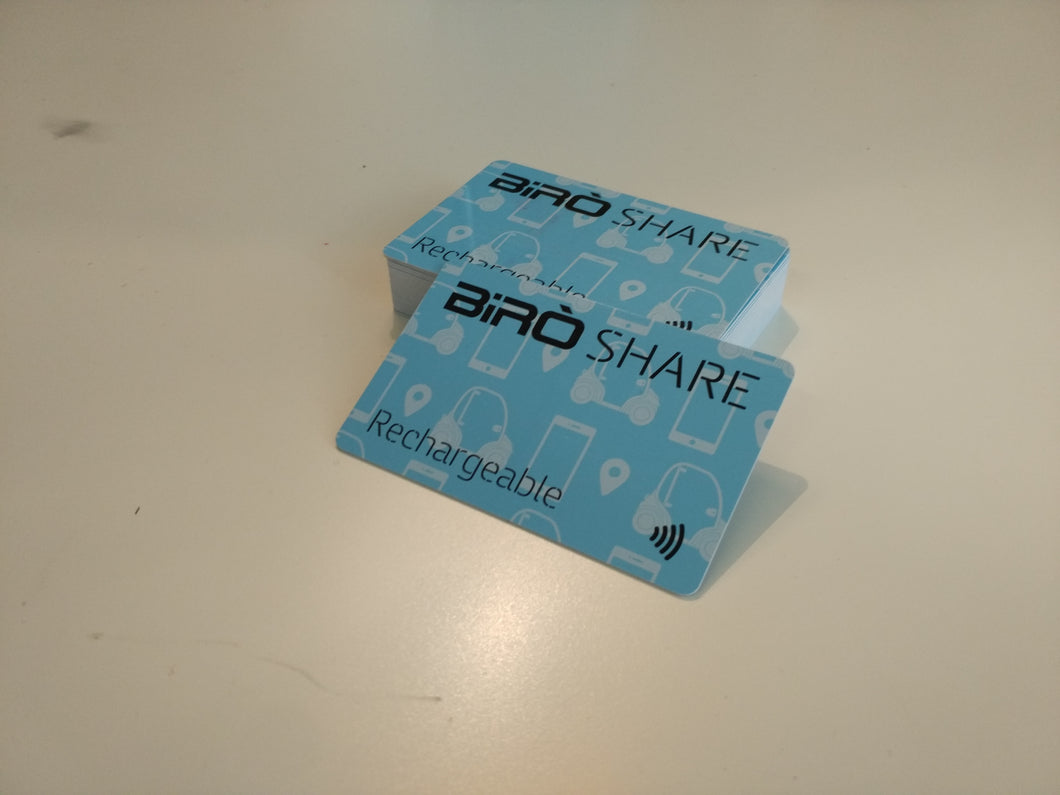 BiròShare Card Rechargeable (20 x Card) - 1AC6616