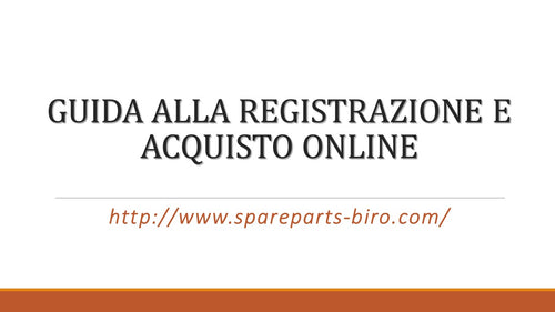 ITA - Guida alla registrazione